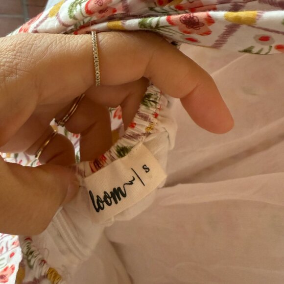 LOUP Poppy Field Romantic Cottagecore Dress Size Small / Medium - Picture 8 of 8